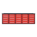 10 ft Heavy Duty Workbench with 25 Drawers