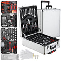 799Pcs Mechanic Tool Set with Trolley Case, Complete Household Tool Kit for Home, Automotive, Garage & Dorm