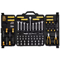 221Pcs Mechanics Tool Set, SAE and Metric Mechanic Tool Kit with Bits, Wrenches, Ratchet Handle, Accessories