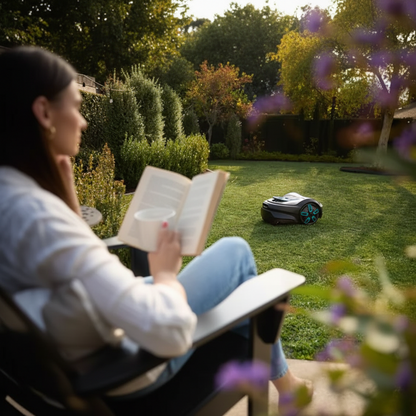 10 In. SILENO Flex Robot Lawn Mower Cuts up to 4 In. in Height